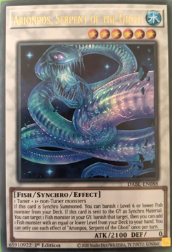 Arionpos, Serpent of the Ghoti Ultra Rare 1st Edition DABL-EN088 YuGiOh TCG Card - Image 1