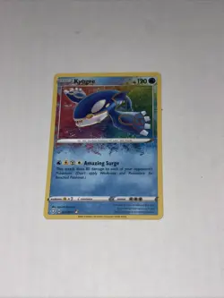 Pokemon TCG Shining Fates Amazing Rare Kyogre Holo Card 21/72 NM/M Condition - Image 1