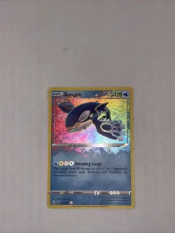 Pokemon TCG Shining Fates Amazing Rare Kyogre Holo Card 21/72 NM/M Condition - Image 2
