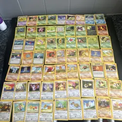 JOB LOT OF POKEMON CARDS bulk YEARS 1996 - 2000 - base set 80 cards - Image 1