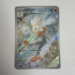 Pokemon TCG Raboot Stellar Crown Holo Illustration Rare Card 147/142 - Image 1