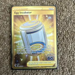 Pokemon Card Egg Incubator 087/078 Secret Rare Pokemon Go Near Mint - Image 1