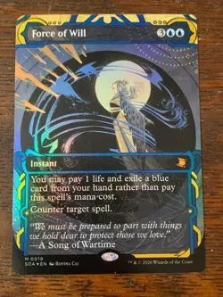 Force of Will - 0019 - Secrets of Strixhaven: Mystical Archive - Mythic - Foil - Image 1