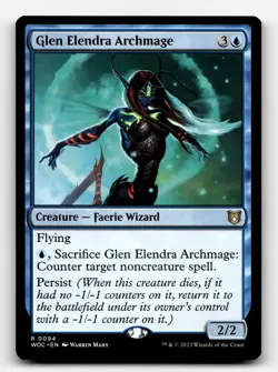 Glen Elendra Archmage 94 R Commander: Wilds of Eldraine - Image 1