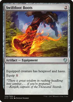 ~1x Swiftfoot Boots x1 ~NM~ C17 Magic the Gathering MtG~ - Image 1