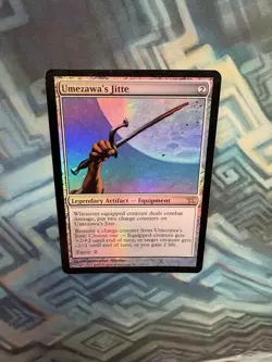 MTG Foil Umezawa's Jitte MP- Betrayers of Kamigawa - Image 3