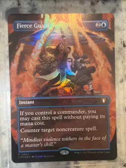Fierce Guardianship (Borderless) #694 (Foil) NM Commander Masters CMM Magic MTG - Image 1