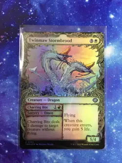 MTG - Twinmaw Stormbrood (0320) Foil - Tarkir: Dragonstorm - NM - Image 1