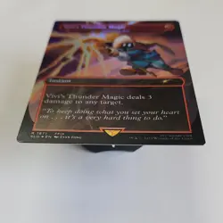 MTG Vivi's Thunder Magic Lightning Bolt Rainbow Foil FF Secret Lair SLD #1871 NM - Image 2