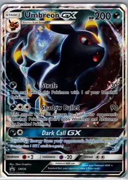 Umbreon GX SM36 - Black Star Promo - Pokemon Card - NM - Image 1