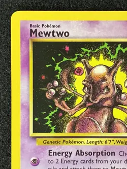 🔮 1999 Pokemon Wizards Black Star Promos Mewtwo #14 WOTC Vintage Pokemon - Image 2