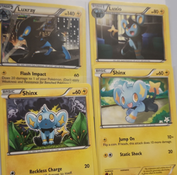 Pokemon TCG Card Lot - Shinx 42/99, Luxio 43/99, Luxray 44/99, 2012, 6 Cards - Image 1