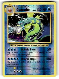 Gyarados 34/108 Rare Evolutions Reverse Holo Pokemon Near Mint - Image 1
