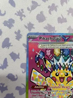 Pikachu Ex 277/217 Special Illustration Rare Pokemon TCG Ascended Hero’s✨NM - Image 2