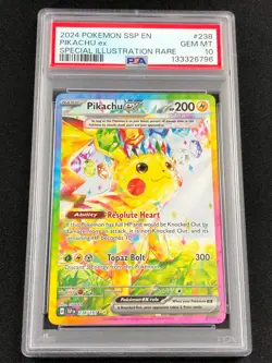 Pokemon 2024 Pikachu EX 238/191 PSA 10 - Image 1
