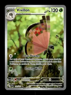Pokemon SV08: Surging Sparks #193/191 Vivillon - Image 1