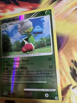 Pokemon Roserade 13/130 Diamond and Pearl Reverse Holo - Image 2