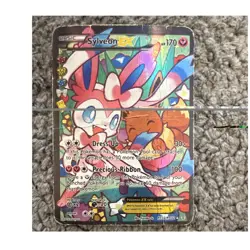 Pokemon Sylveon EX RC32/RC32 Ultra Rare Full Art Holo 170 HP Generations Card - Image 1