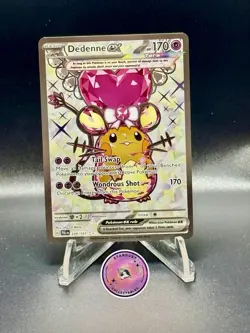 Pokemon TCG Dedenne EX 239/193 Paldea Evolved Ultra Rare Full Art Holo NM - Image 1
