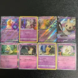 x8 Mimikyu Pokemon TCG mixed Lot collection set All Different Cute 👻👻🔥🥰😍 - Image 1