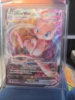 Mew VMAX 114/264 Pokemon Swsh08: Fusion Strike Holo Ultra Rare NM M - Image 1