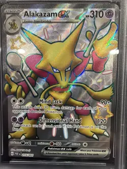 2024 Pokemon Paldean Fates Alakazam ex Shiny Ultra Rare PSA 9 - Image 3