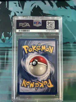 1999 Pokemon Base Set Shadowless Abra PSA 5 - Image 2