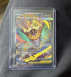 Nintendo Pokemon TCG Mega Hawlucha EX Secret Rare Full Art Holo 283/217 - Image 1