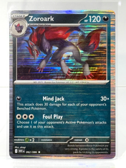 ERROR! Holo Bleed Zoroark - 062/086 - (Holo Rare) - SV: White Flare -Pokemon TCG - Image 1