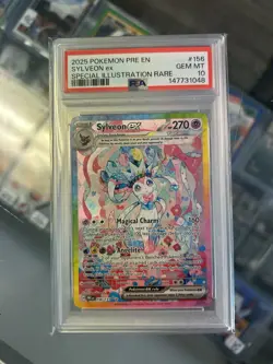 2025 Pokemon Pre En Sylveon EX Special ILLUSTRATION Rare! 🔥 PSA 10! - Image 1