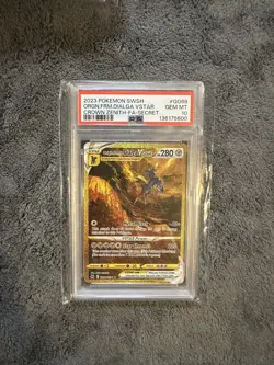 2023 Pokemon Origin Forme Dialga VSTAR GG68 Crown Zenith Secret Rare PSA 10 - Image 1