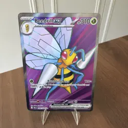 Pokemon TCG Beedrill EX Full Art Chaos Rising English 098/086 NM - Image 1