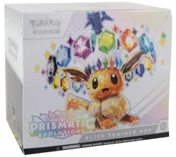 1 Pokemon Prismatic Evolutions Sealed ETB Elite Trainer Box (TEAR IN PLASTIC) - Image 1
