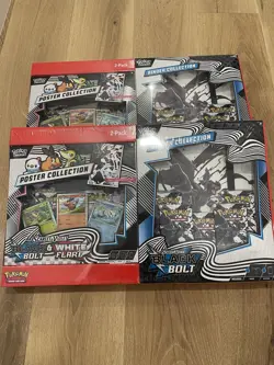 Pokemon Black Bolt Binder Collection + Unova Poster Collection Lot Of 2 - Image 1