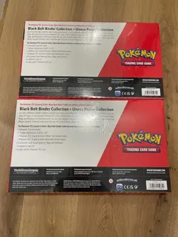 Pokemon Black Bolt Binder Collection + Unova Poster Collection Lot Of 2 - Image 2