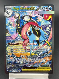 2026 Pokemon Mega Greninja ex 116/086 Chaos Rising Special Illustration Rare - Image 1