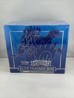 New Pokemon TCG Sword & Shield - Battle Styles - Elite Trainer Box ETB BLUE - Image 1