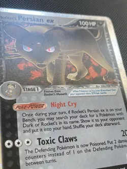 Rocket's Persian ex NM 116/115 Unseen Forces Pokemon TCG Holo - Image 2