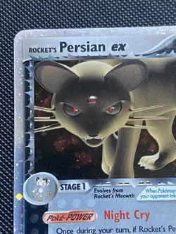 Rocket's Persian ex NM 116/115 Unseen Forces Pokemon TCG Holo - Image 4