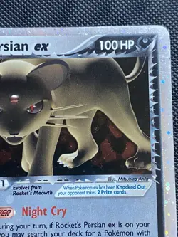 Rocket's Persian ex NM 116/115 Unseen Forces Pokemon TCG Holo - Image 5