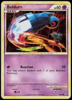 Beldum 44/95 Unleashed Non-Holo Pokemon TCG - Image 1