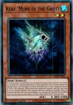Yugioh Keaf, Murk of the Ghoti PHNI-EN015 1st Edition Super Rare NM - Image 1