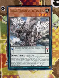 Yugioh Zefraxi, Treasure Of The Yang Zing MGED-EN071 Single - Image 1