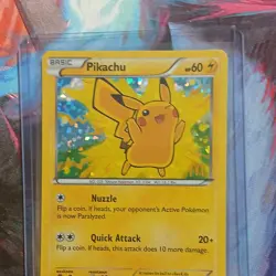 Pikachu 5/12 2013 McDonald's Collection Pokemon Card TCG Promo Holo Exclusive Mp - Image 2