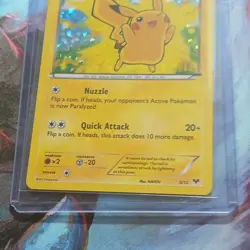 Pikachu 5/12 2013 McDonald's Collection Pokemon Card TCG Promo Holo Exclusive Mp - Image 3