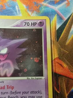 Pokemon TCG Haunter Reverse Holo Card 34/112 FireRed LeafGreen - Image 3