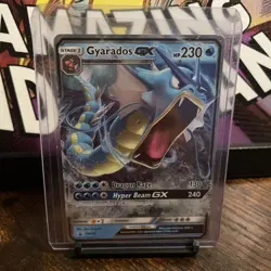 Pokemon TCG Gyarados GX SM212 S&M: Black Star Promo Card - Image 1