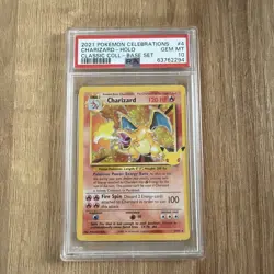 PSA 10 Charizard 4/102 Celebrations Classic Collection Pokemon Card GEM MINT - Image 1