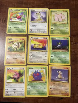 Pokemon Cards - Jungle Set 9x Bundle Vintage - Image 1