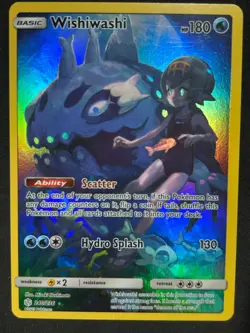 [LP] Wishiwashi Cosmic Eclipse 240/236 Holo Secret Rare Pokemon TCG Card - Image 1